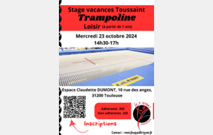 TR -Stage loisir Toussaint