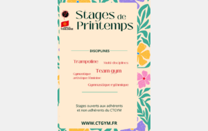 Stage loisirs des vacances de printemps 2026