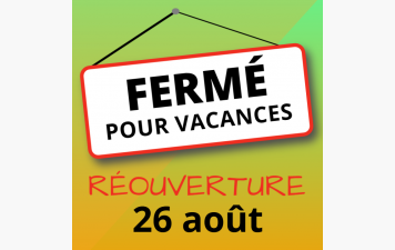 Fermeture estivale du Coquelicot Toulouse Gym