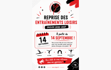 BIENTÔT LA REPRISE !