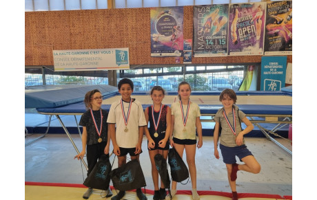 TR: Bilan du challenge départemental Trampoline - Colomiers 3 et 4 décembre 2022