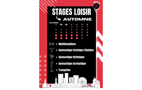 Stages loisir d'automne 2026